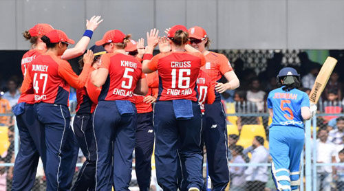महिला क्रिकेट : इंग्लैंड ने आखिरी टी-20 में भारत को 1 रन से हराया, श्रृंखला 3-0 से जीती