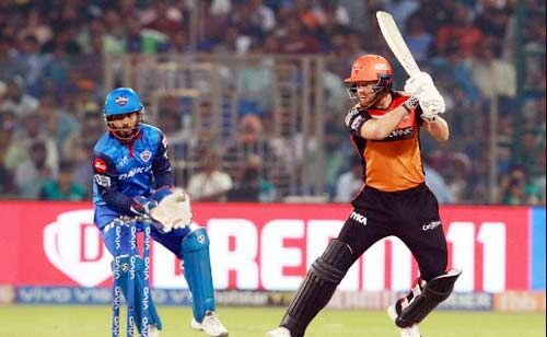 आईपीएल : सनराइजर्स हैदराबाद ने दिल्ली कैपिटल्स को पांच विकेट से हराया
