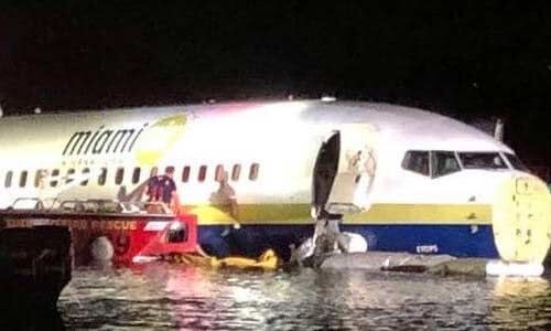 अमेरिका : फ्लोरिडा में नदी में गिरा बोइंग विमान, 136 लोग थे सवार