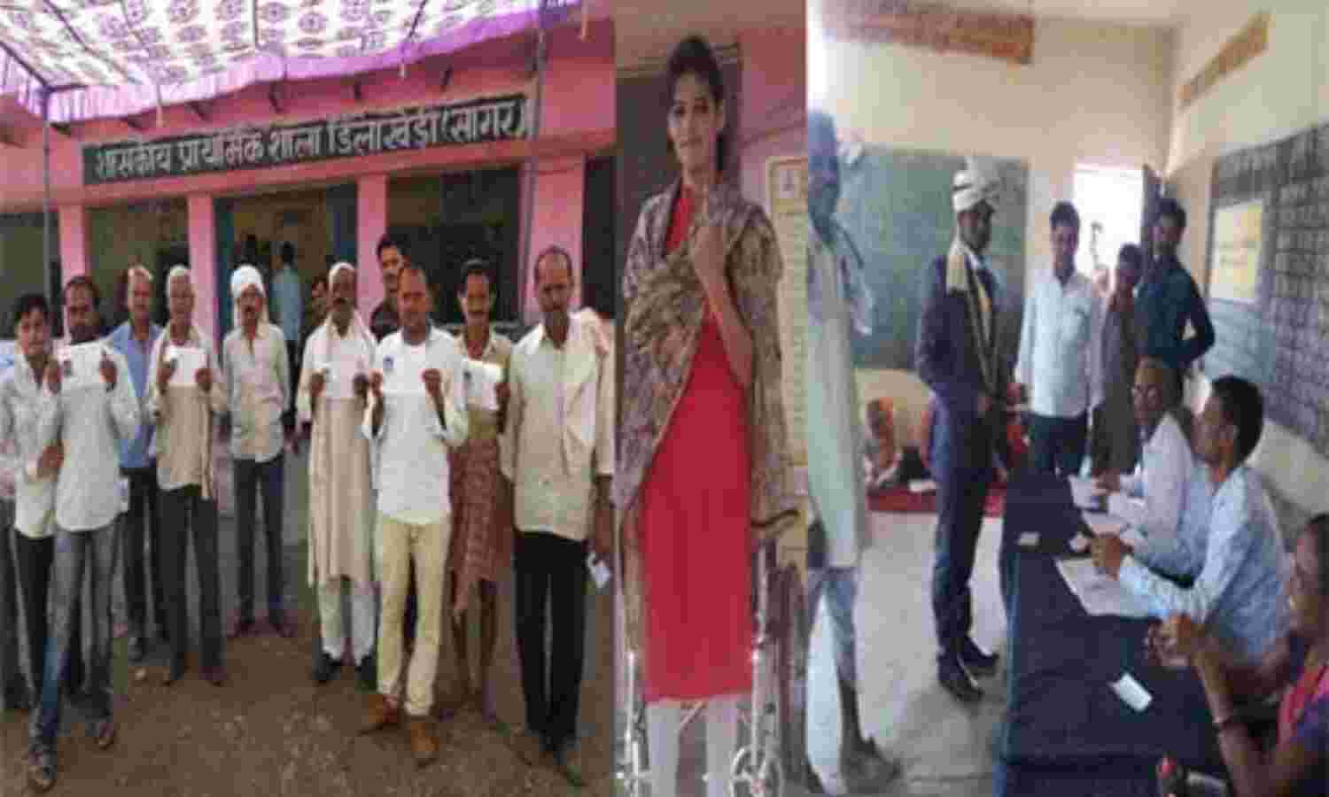 पहली बार वोट डाल रहे युवा मतदाता उत्‍साहित, दूल्‍हे भी पीछे नहीं