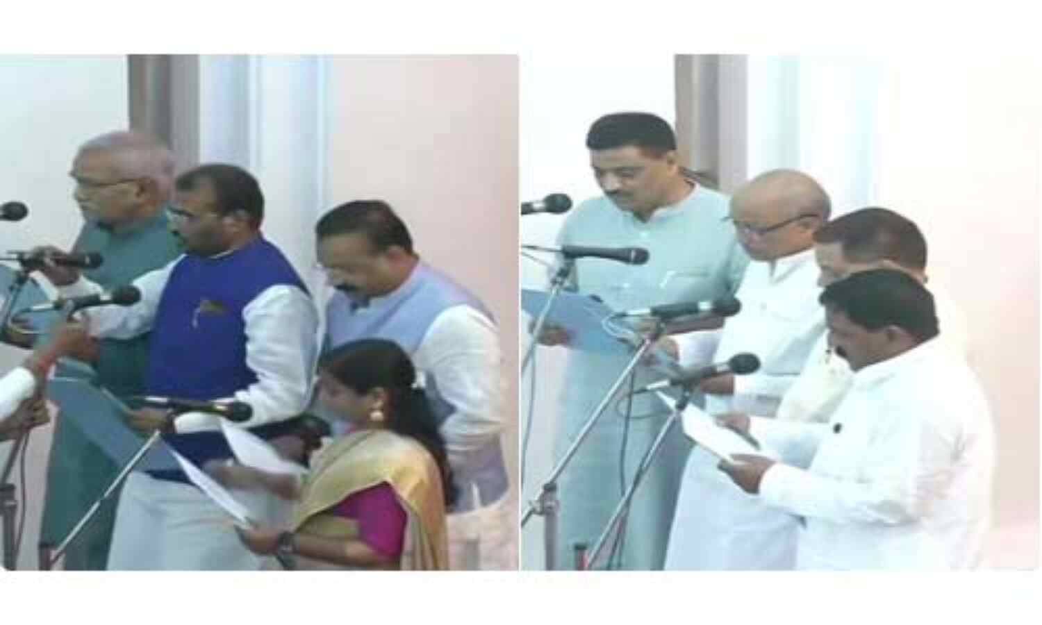 नीतीश कुमार ने किया कैबिनेट का विस्तार, 8 मंत्रियों ने ली शपथ