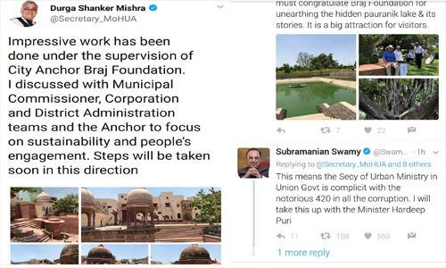 भारत सरकार के सचिव के ट्वीट पर खड़ा हो गया नया विवाद, सुब्रमण्यम स्वामी ने कह दी खरी-खरी