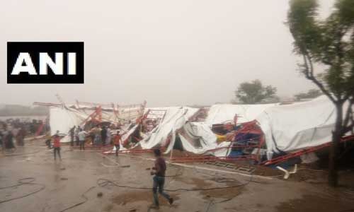बाड़मेर में कथा पंडाल गिरने से 14 लोगों की मौत, 50 घायल