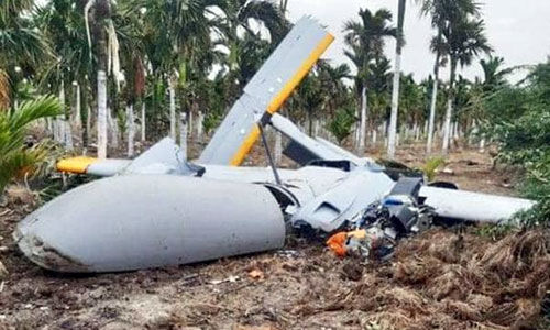कर्नाटक : डीआरडीओ का विमान रुस्तम 2 यूएवी दुर्घटनाग्रस्त
