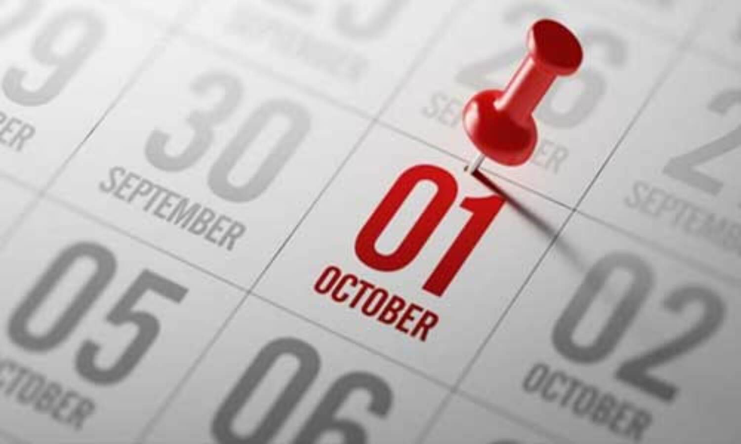 1 अक्टूबर से बदलेंगे यह नियम, जानें