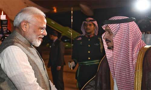 सऊदी अरब में पीएम माेदी बोले - भारत और सऊदी अरब एशिया की दो महाशक्ति