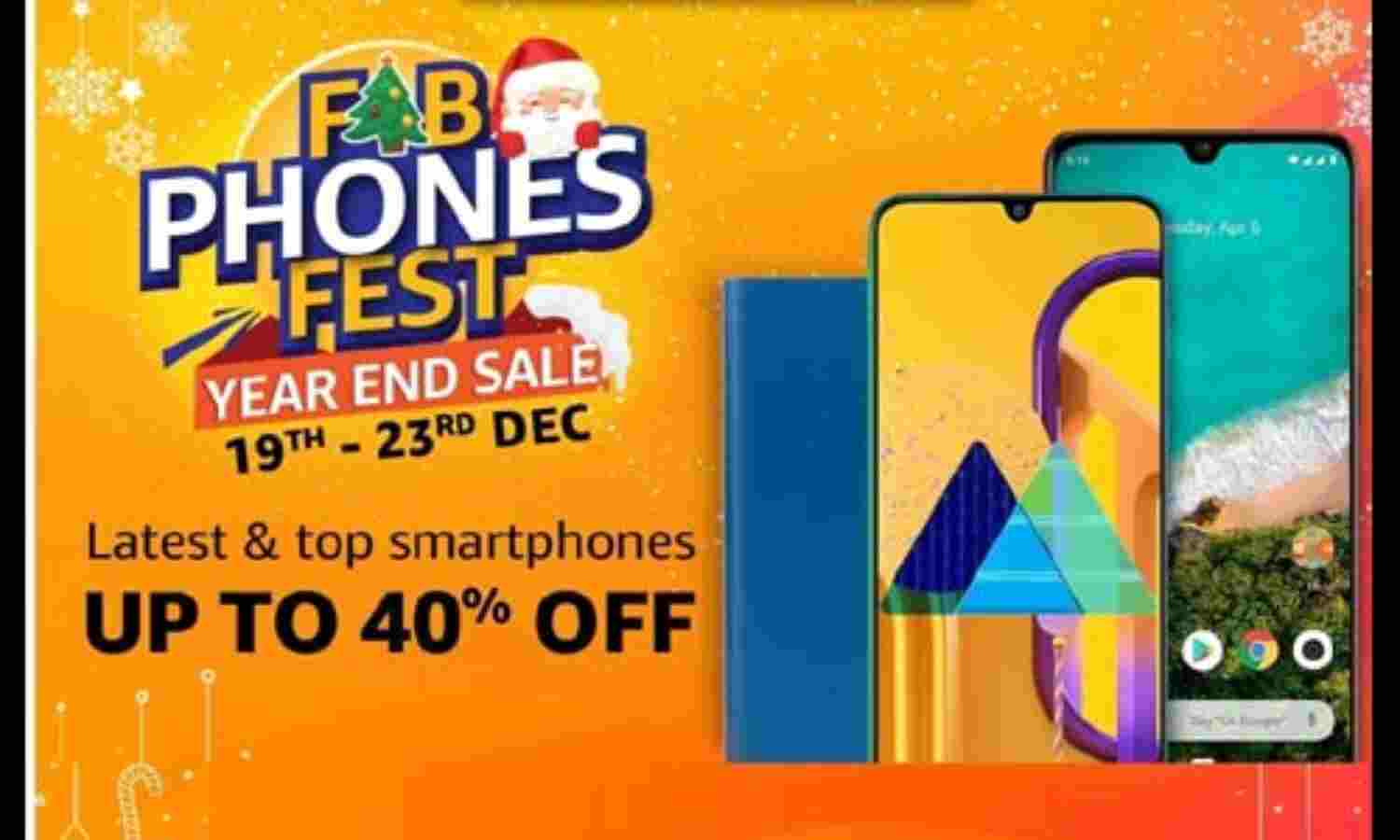 अमेजन के फैब फोन फेस्ट पर मिल रही है 40% तक छूट