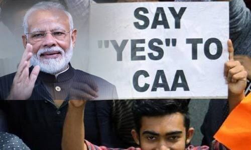भाजपा CAA समर्थन : महात्मा गांधी और नेहरू ने कहा - मोदी सरकार ने पूरा किया