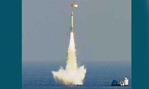 बैलिस्टिक K-4 मिसाइल का सफल परीक्षण, पनडुब्बी से दुश्मन को मार गिराएगी