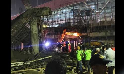 भुवनेश्वर एयरपोर्ट परिसर में छत गिरी, एक की मौत, दो घायल