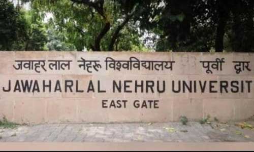 वामदलों ने JNU में सावरकर मार्ग के साइन बोर्ड पर चिपकाया जिन्ना मार्ग का पोस्टर : ABVP