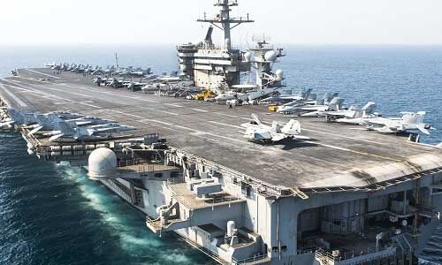 अमेरिकी विमान वाहक पोत के 10 फीसद से ज्यादा नौसैनिक कोरोना संक्रमित
