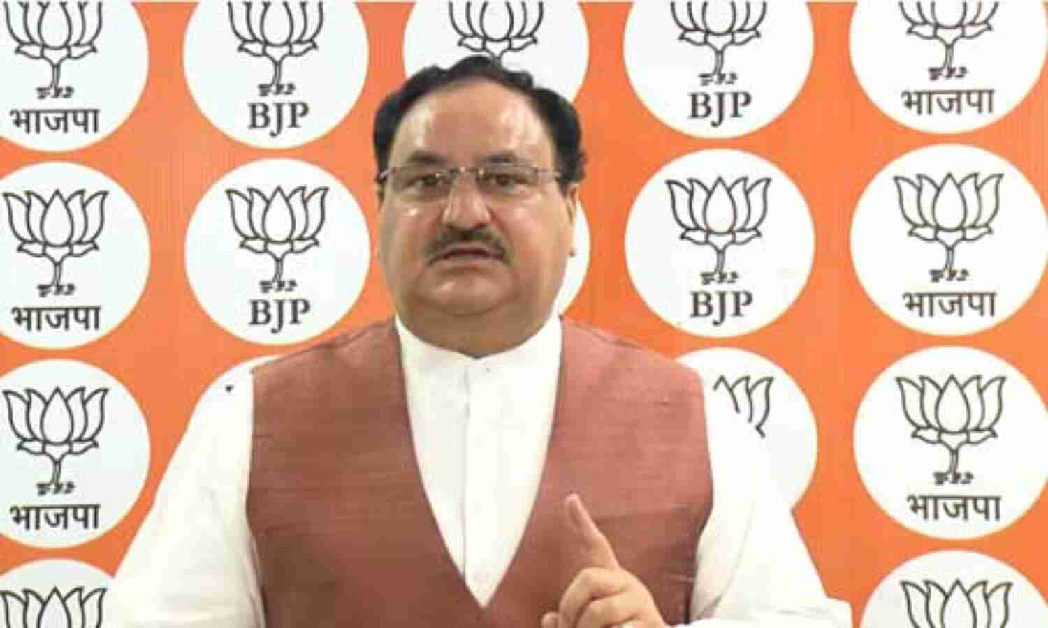 जेपी नड्डा ने कहा - तीनों बिल किसानों के पक्ष में, कांग्रेस का काम है राजनीति करना