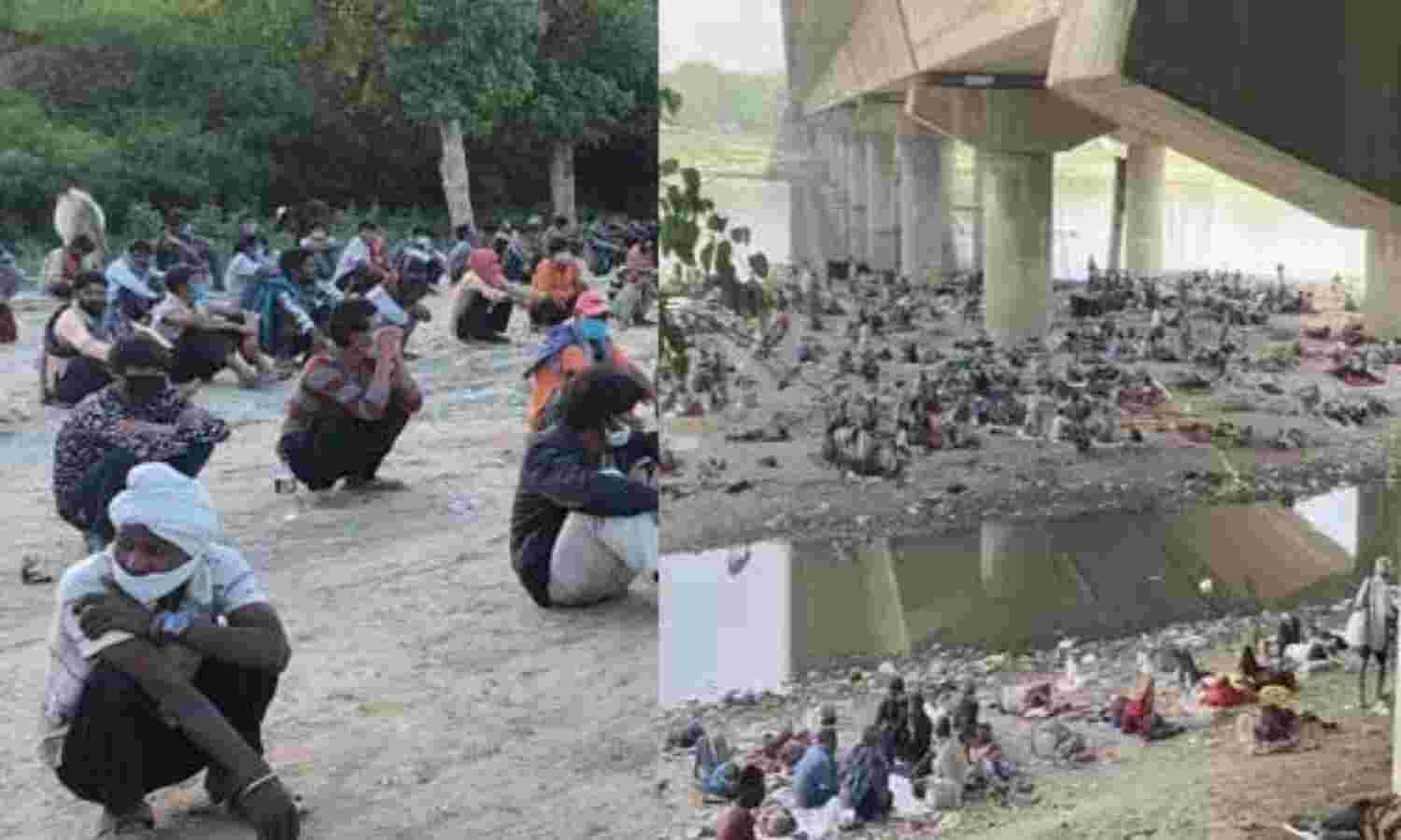 मुंबई के बाद अब दिल्ली में यमुना तट पर जुटे हजारों लोग