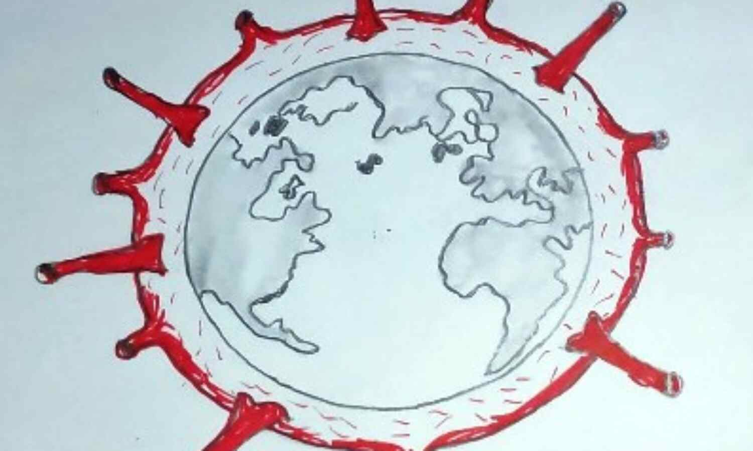 ग्वालियर : पेंटिंग प्रतियोगिता में बच्चों ने बनाए कोरोना के चित्र