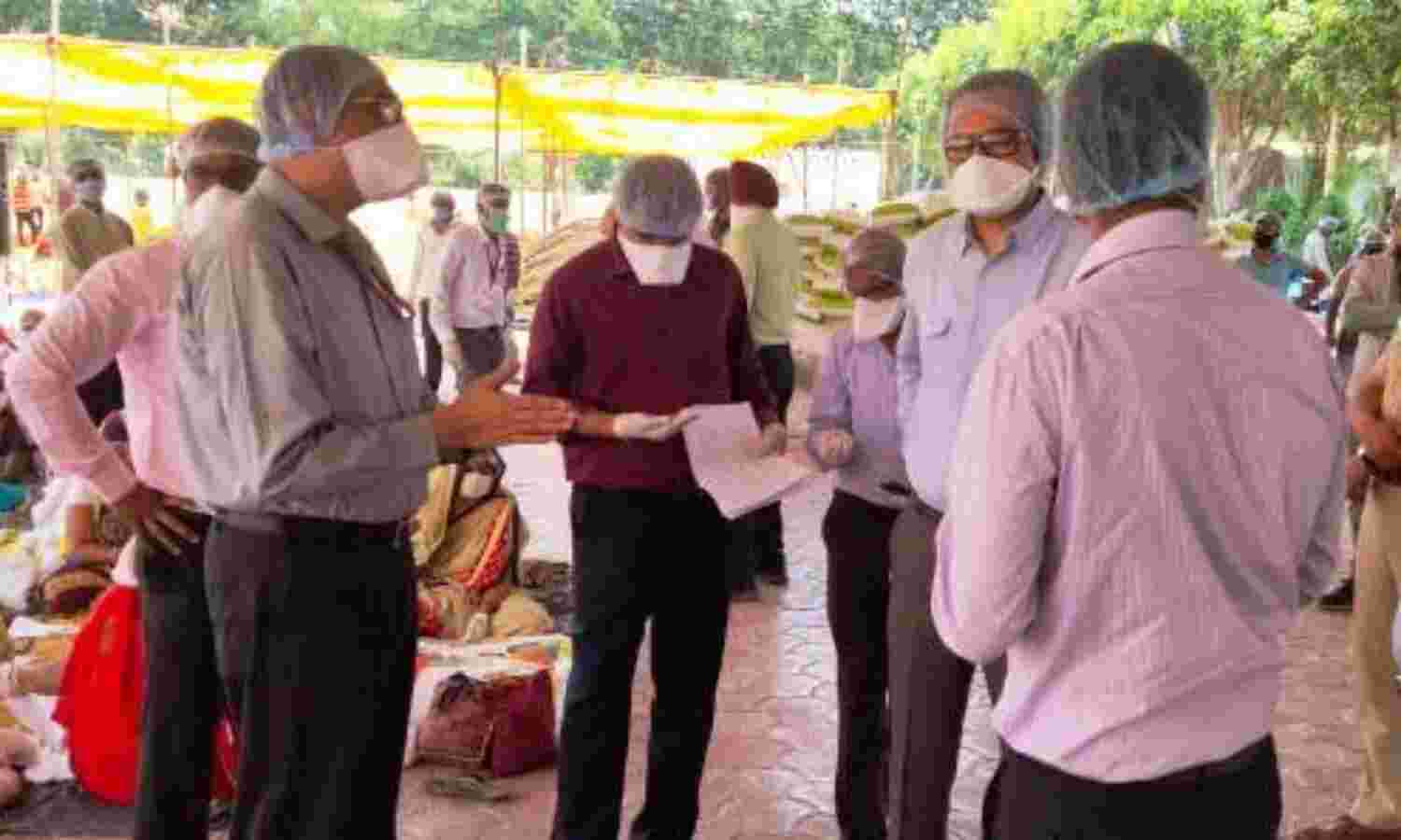 इंदौर : दिल्ली से आये दल ने तैयारियों का जायजा लिया