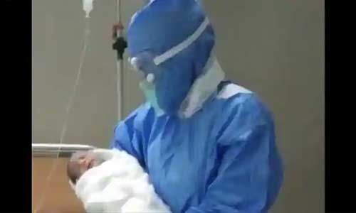 कोरोना वायरस संक्रमित मां ने दिया बेटे को जन्म