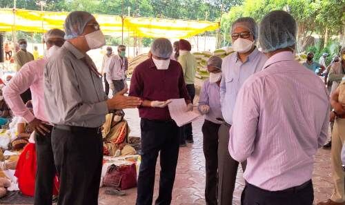 इंदौर : दिल्ली से आये दल ने तैयारियों का जायजा लिया