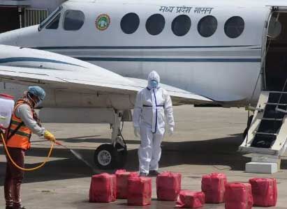 कोरोना :1600 संदिग्धों के सैंपल विशेष विमान से पुडुचेरी रवाना