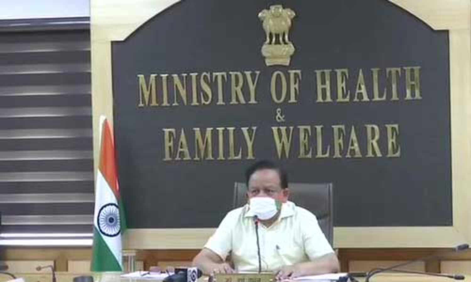2021 की शुरुआत में कोरोना वैक्सीन आने की उम्मीद : स्वास्थ्य मंत्री हर्षवर्धन