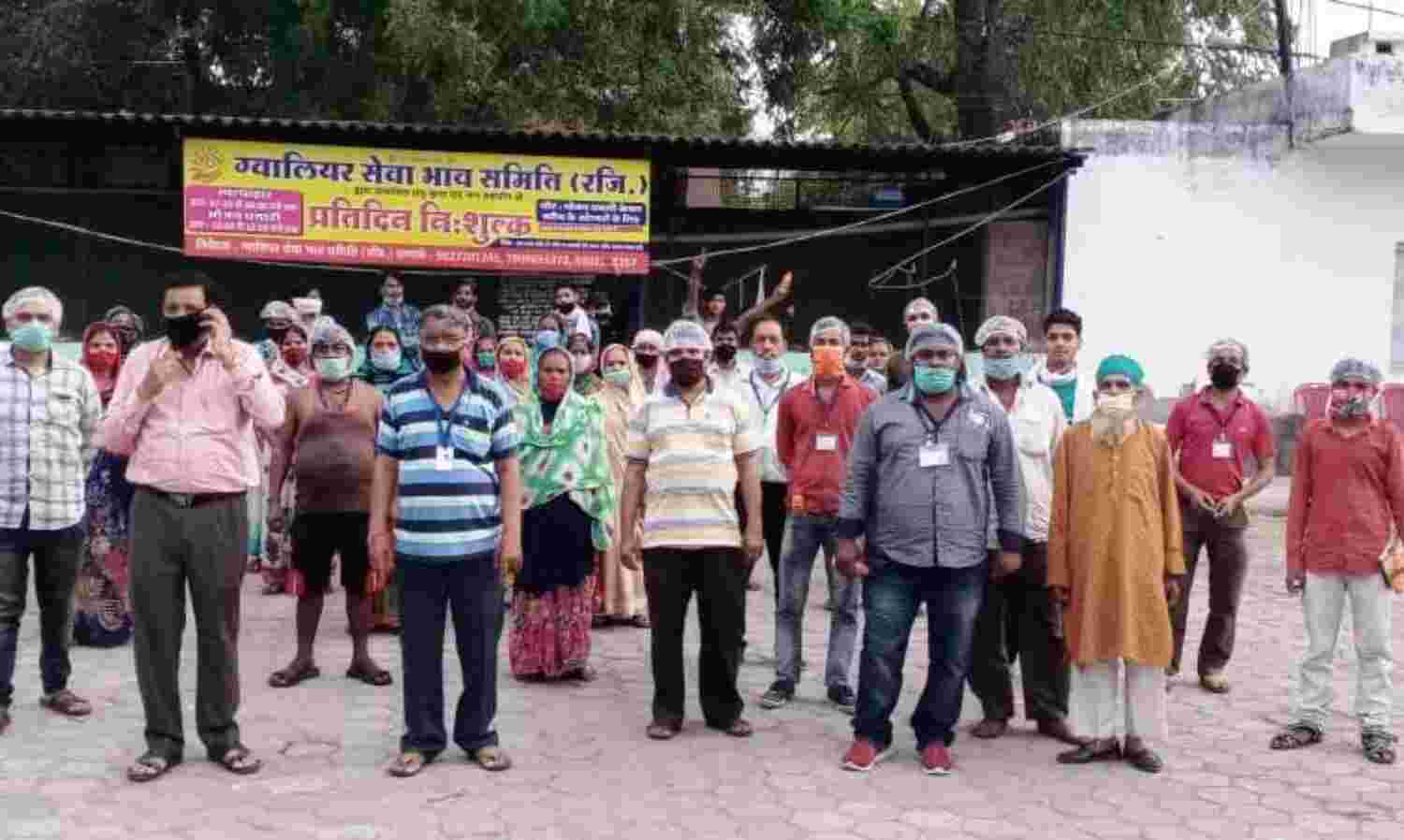 ग्वालियर : 10 लाख जरूरतमंद लोगों को बंटे भोजन के पैकेट