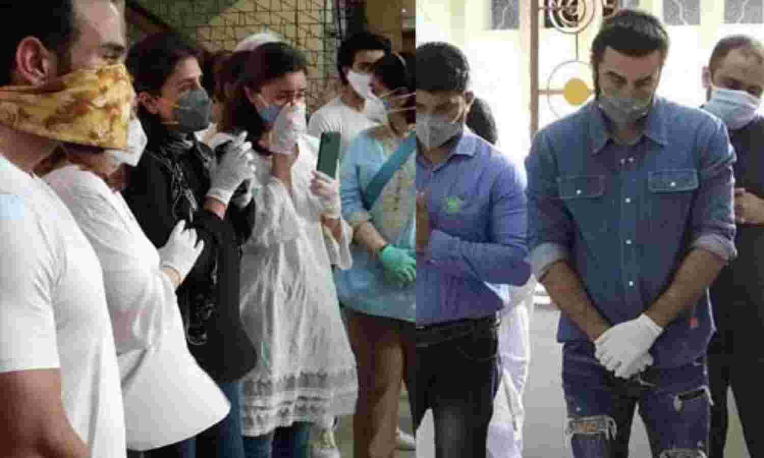 पंचतत्व में विलीन हुए ऋषि कपूर, रणबीर कपूर ने पूरी की अंतिम संस्कार की विधि