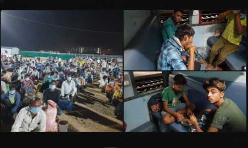 लॉकडाउन : स्पेशल ट्रेन 1200 प्रवासी मजदूरों को लेकर तेलंगाना से झारखंड हुई रवाना