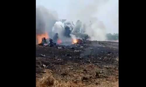 भारतीय वायुसेना का मिग -29 लड़ाकू विमान पंजाब में दुर्घटनाग्रस्त, पायलट सुरक्षित