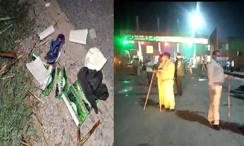 मुजफ्फरनगर-सहारनपुर हाइवे पर पैदल जा रहे 6 मजदूरों को बस ने कुचला