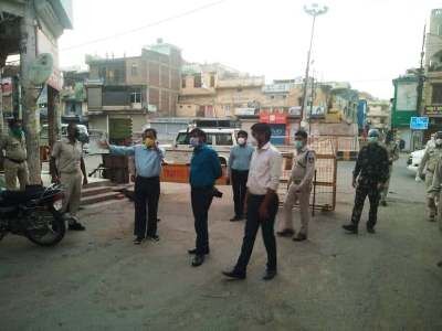 ग्वालियर : प्रशासनिक अधिकारीयों ने किया डबरा का निरिक्षण, रविवार तक रहेगा कर्फ्यू