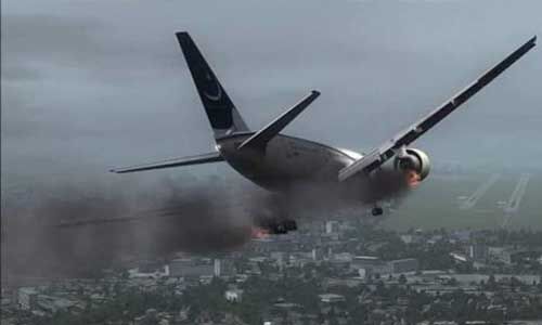 दुर्घटना : कराची में घरों पर गिरा प्लेन, सवार सभी 107 लोगों की मौत