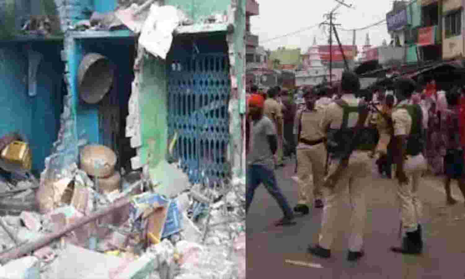 बिहार : घर में हुआ विस्फोट, सो रहे मां-बेटे की मौत