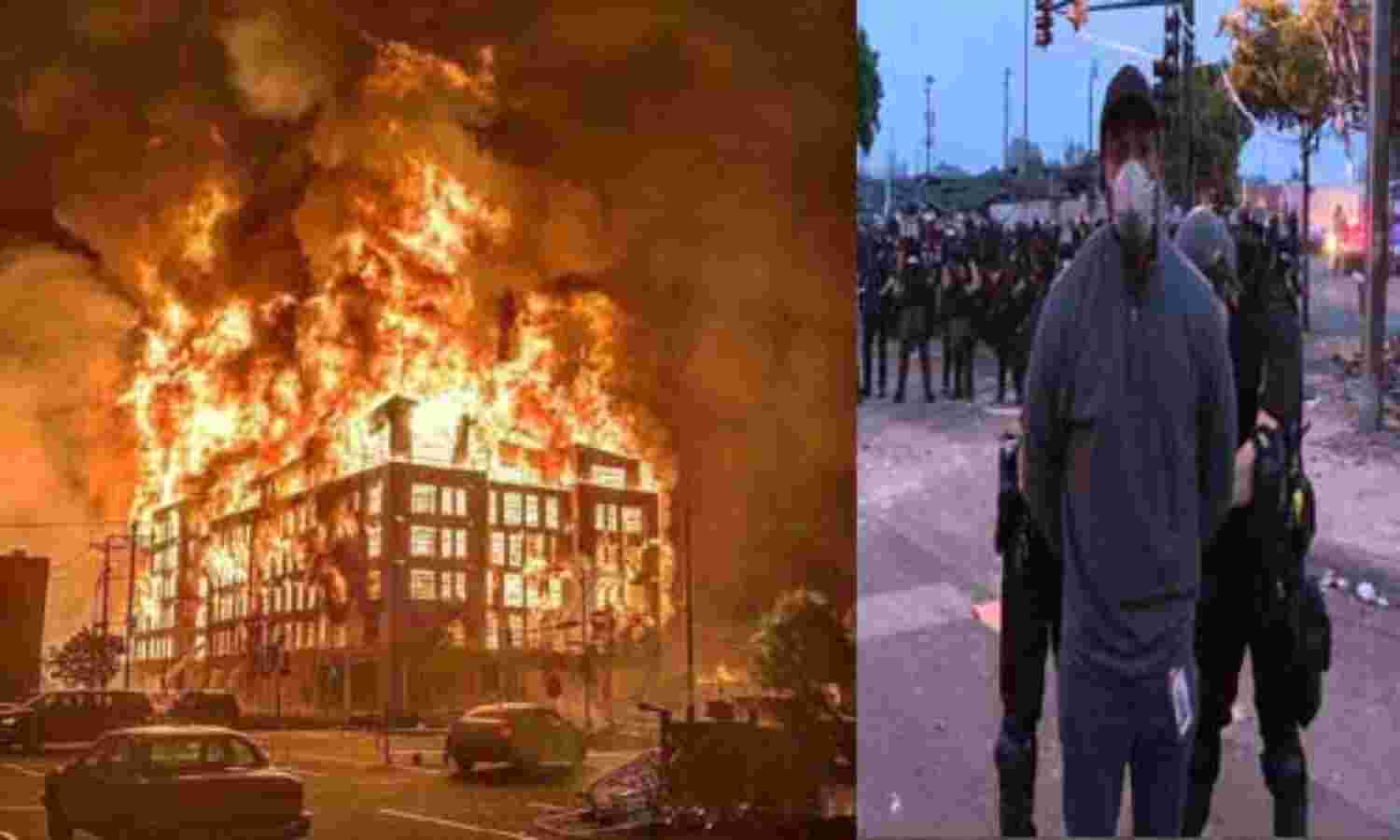 अमेरिका में अश्वेत की मौत पर करीब 20 शहरों में प्रदर्शन, डेट्रॉयट में एक की मौत