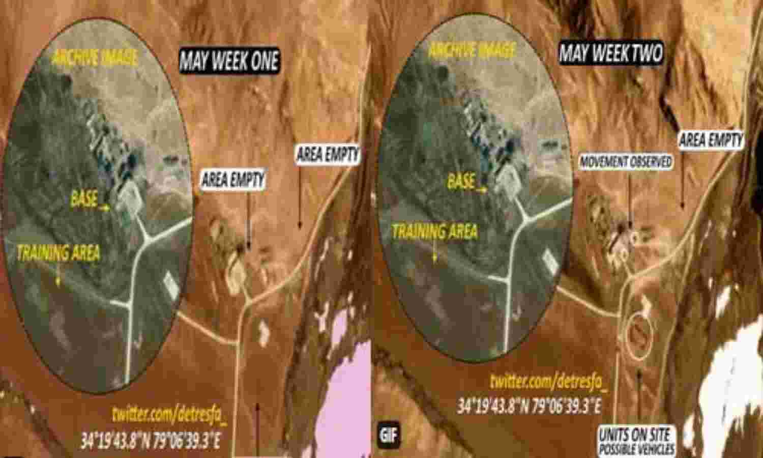 सैटलाइट तस्वीरों में नजर आ रही है LAC बॉर्डर पर हर पल बदलती तस्वीर