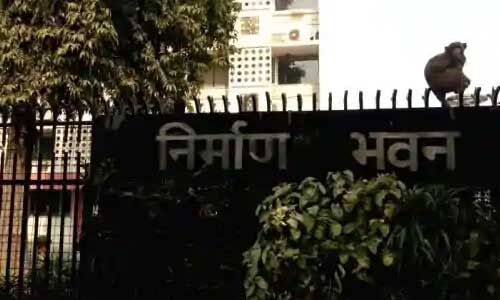 निर्माण भवन की चौथी मंजिल पर लगी आग, कोई हताहत नहीं