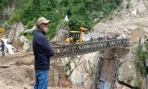 बीआरओ ने 5 दिन में बना दिया चीन सीमा को जोड़ने वाला नया पुल