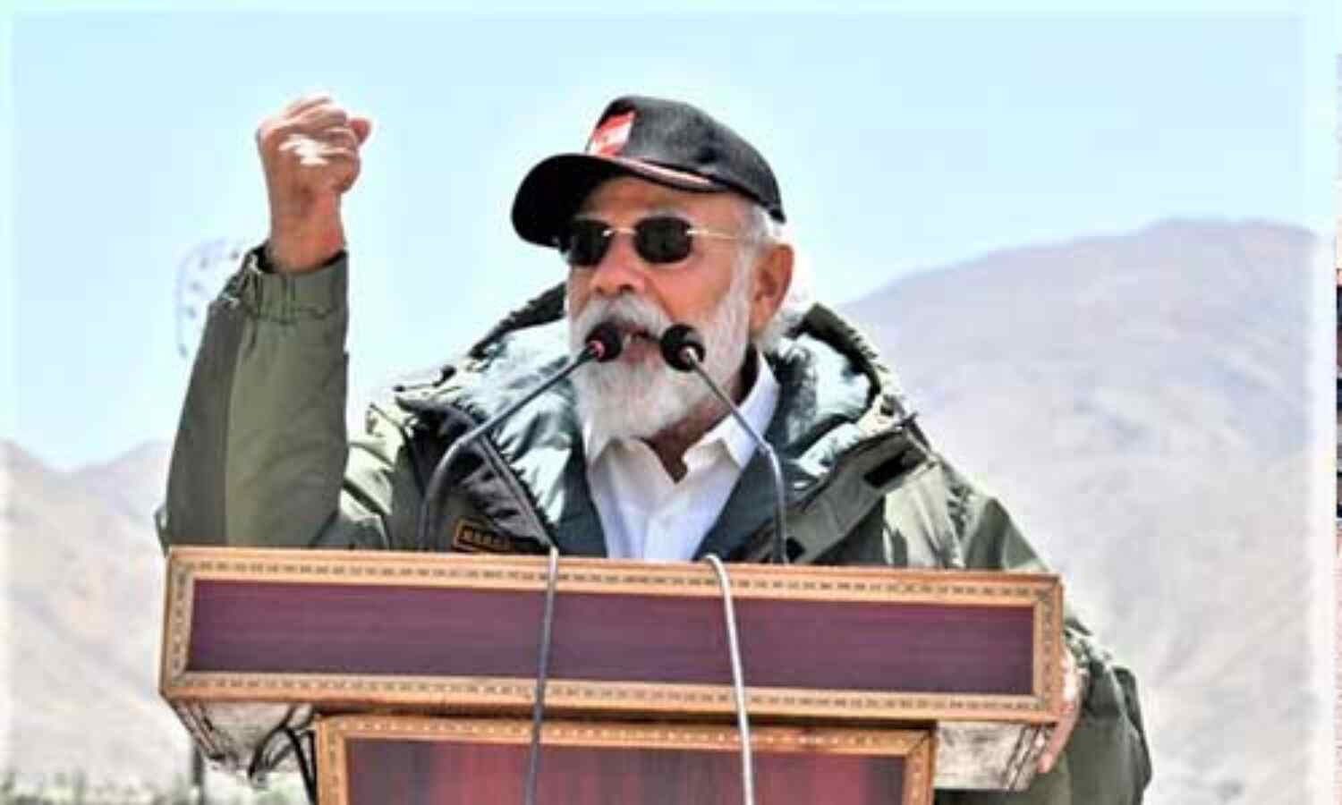 प्रधानमंत्री ने लेह से भरी हुंकार, कहा-अब नहीं चलेगा विस्तारवाद