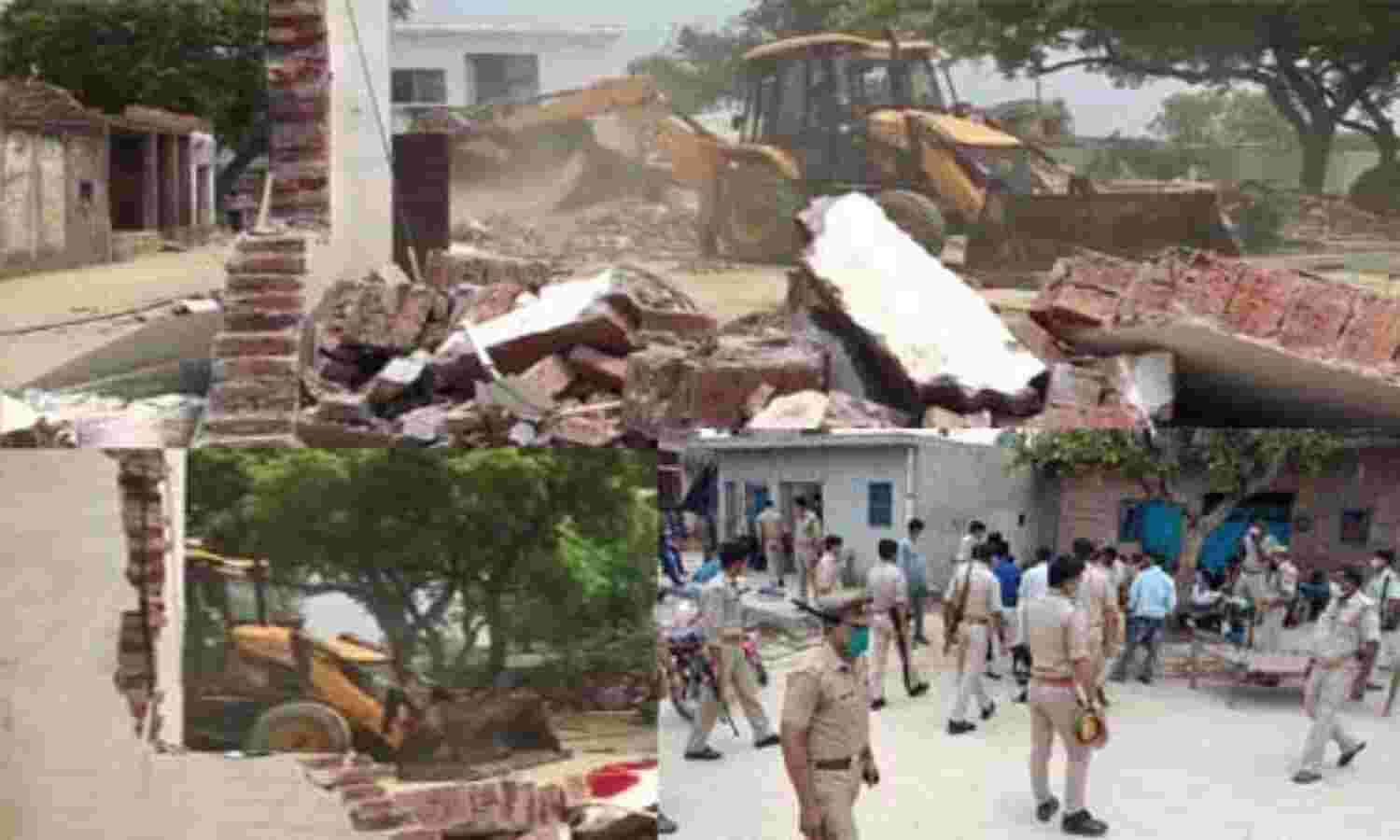 कानपुर : जिस JCB से रोका, उसी से नेस्तनाबूद किया गया विकास दुबे का किला