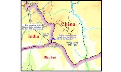 भूटान के साथ सीमा विवाद पर चीन ने कहा - तीसरे पक्ष को दखल नहीं देना चाहिए