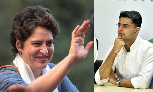 सचिन को मनाने में जुटी प्रियंका गांधी