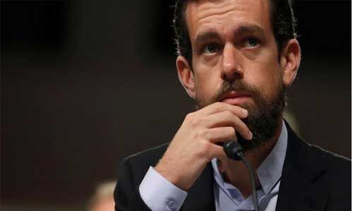 ट्विटर सीईओ जैक डोरसी ने कहा - हमारे लिए कठिन दिन है ट्विटर सीईओ जैक डोरसी ने कहा - हमारे लिए कठिन दिन है