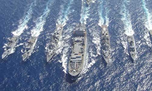 दक्षिण चीन सागर में चीन को पहले से ही घेरे हुए हैं दो अमेरिकी सुपर एयरक्राफ्ट कैरियर