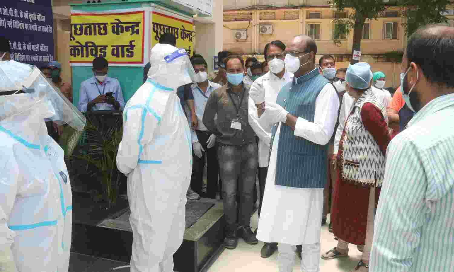 हमीदिया अस्पताल में शुरू करें तीन प्रवेश व निर्गम द्वार