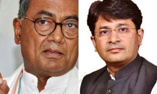 शिवराज सिंह ने दिग्विजय को मानहानि का नोटिस थमाया