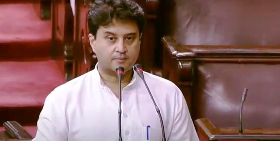 भाजपा नेता ज्योतिरादित्य सिंधिया ने राज्यसभा सदस्य के रूप में शपथ ग्रहण की