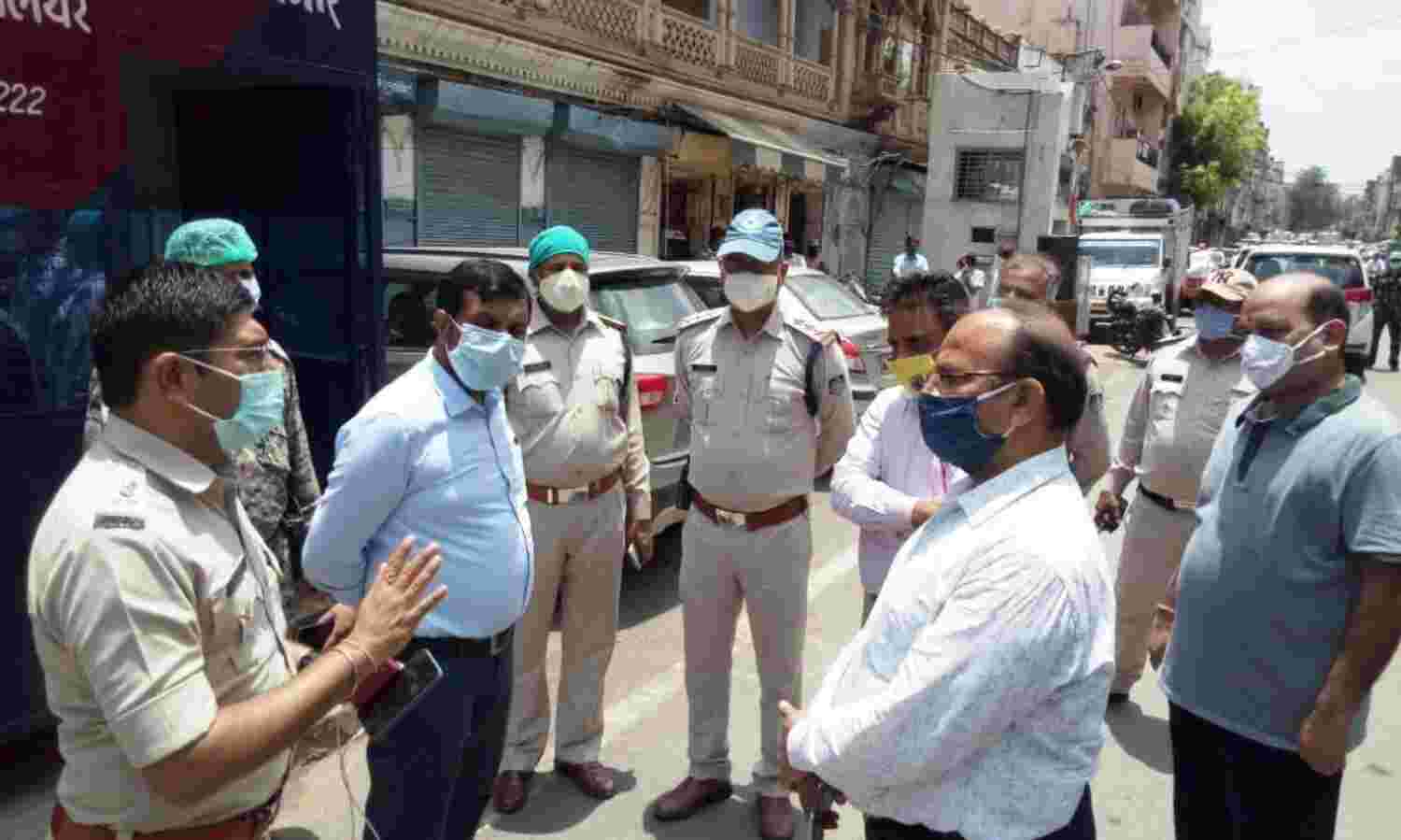 अनलॉक होने के बाद कलेक्टर और एसपी ने जाना शहर का हाल