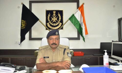 एसपी अमित सांघी ने लिया चार्ज, अधिकारीयों से की मुलाकात