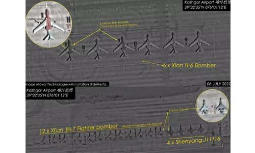 चीन ने लद्दाख की तरफ तैनात किए परमाणु बॉम्बर चीन ने लद्दाख की तरफ तैनात किए परमाणु बॉम्बर