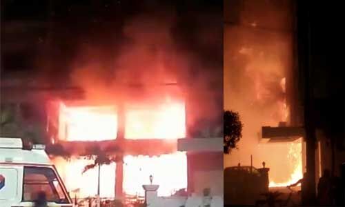 विजयवाड़ा के कोविड केयर सेंटर में लगी आग, सात मरीजों की मौत