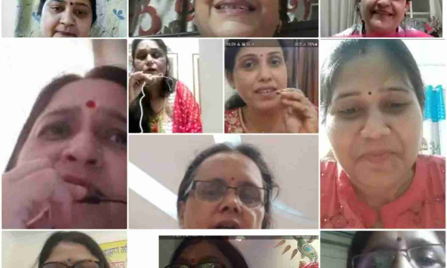 विप्रा संगनियों ने मनाई जन्माष्टमी